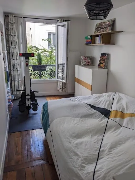 Chambre Double Chez L'Occupant Au Sein D'Un Appartement Calme Et Tres Bien Situe Paris Quarto em Acomodações Particulares